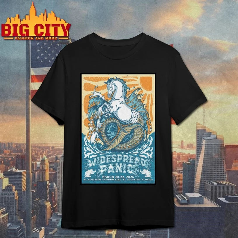 Official Widespread Panic Mar 20-22 2026 St. Augustine Poster T-shirt