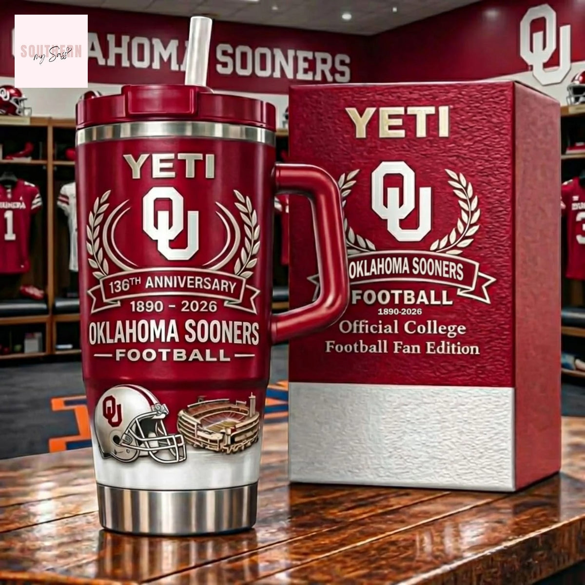 Oklahoma Sooners 136Th Anniversary 1890-2026 Tumbler