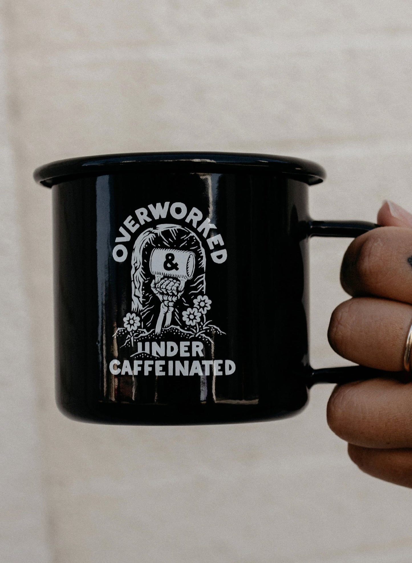 Overworked Under Caffeinated Mug