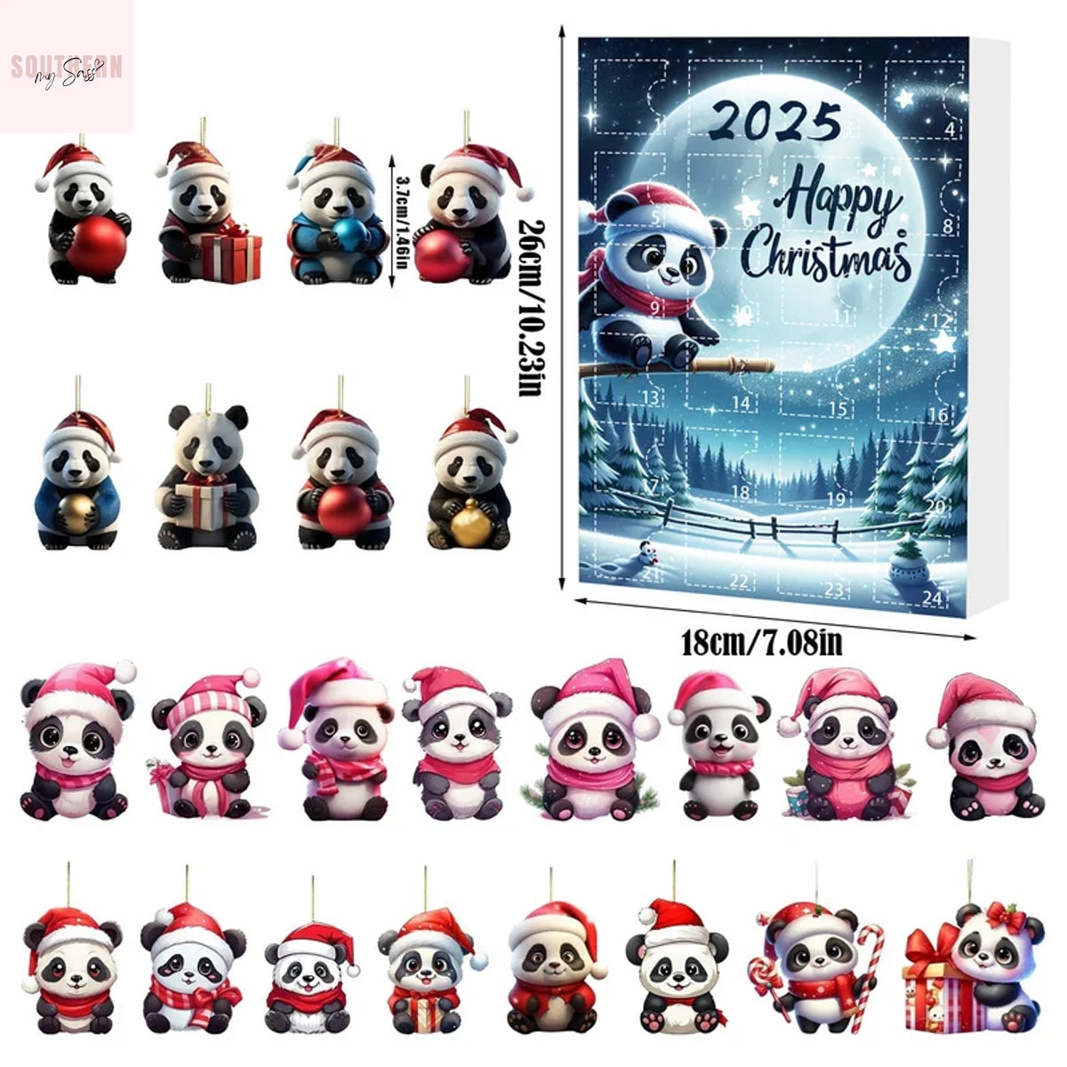 Panda Blind Box Christmas Advent Calendar