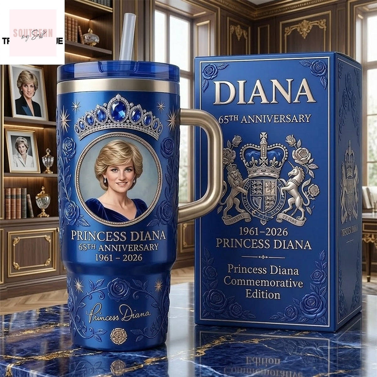 Princess Diana 65Th Anniversary Commemorative Tumbler