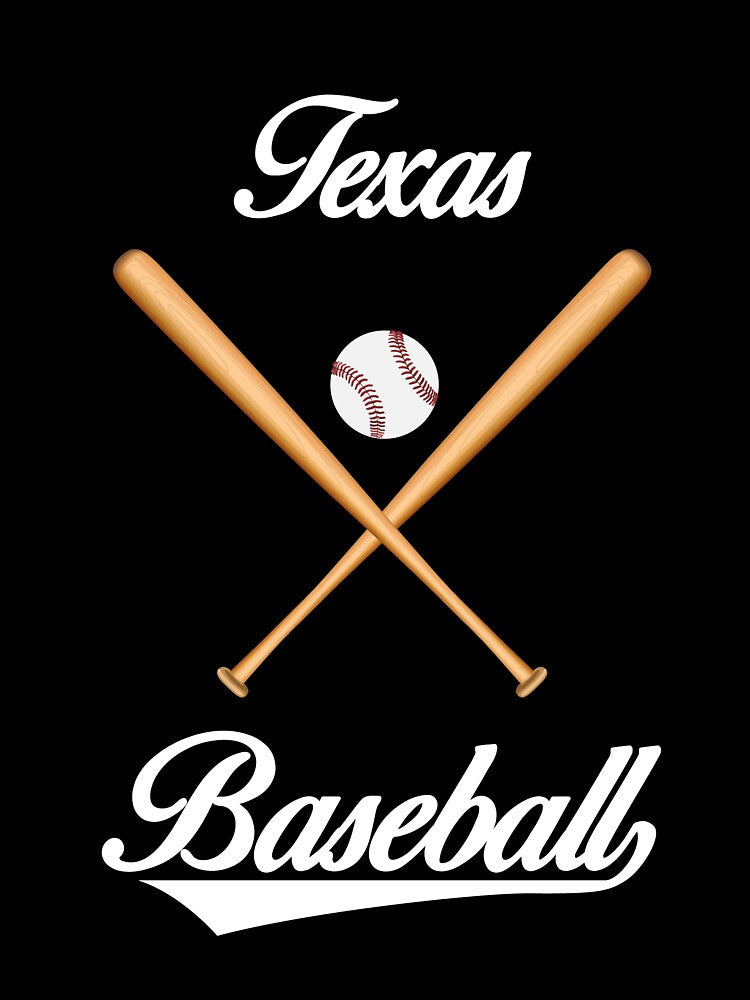 Texas Baseball T-Shirt for Men and Women by AllStarMerch