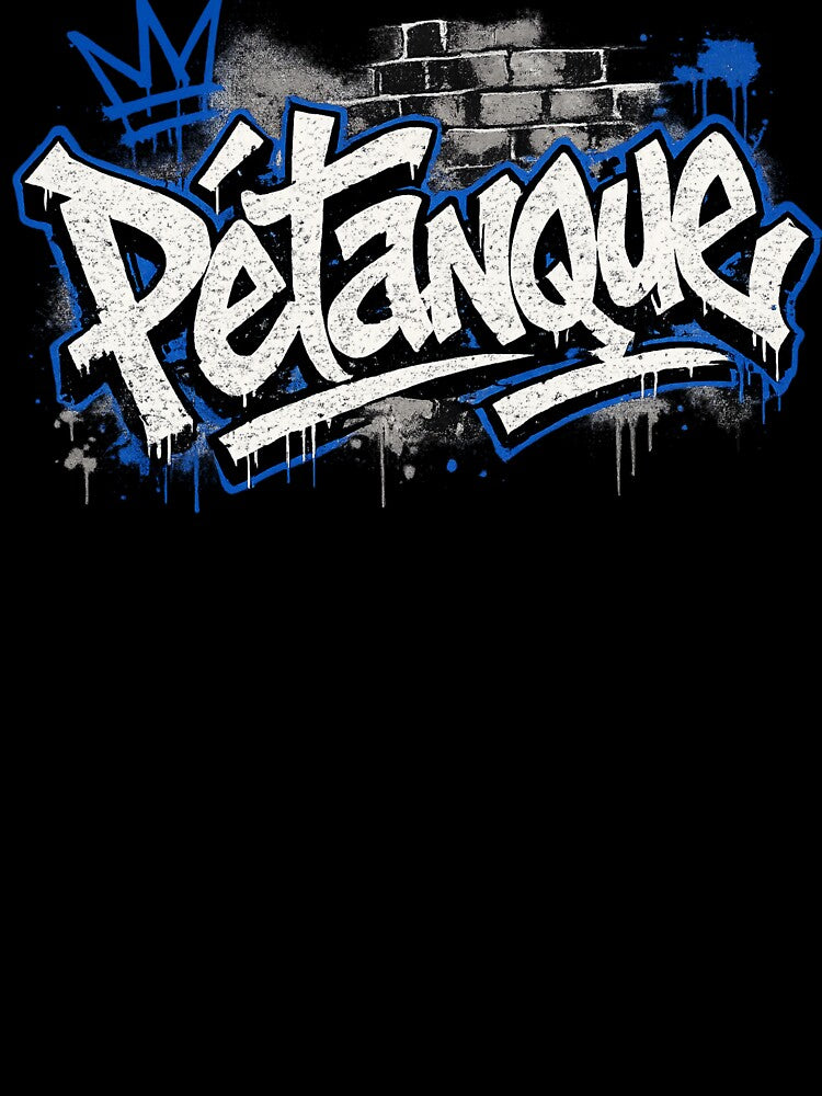 Graffiti - petanque T-shirt design by BouleDogs