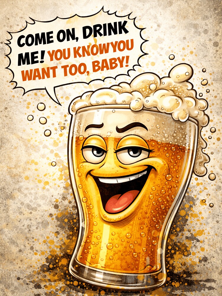 beer calling by CrossyInk