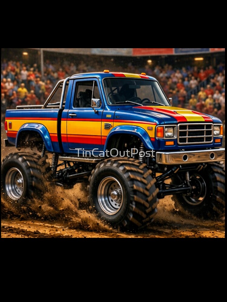 Old School Monster Truck by TinCatOutPost