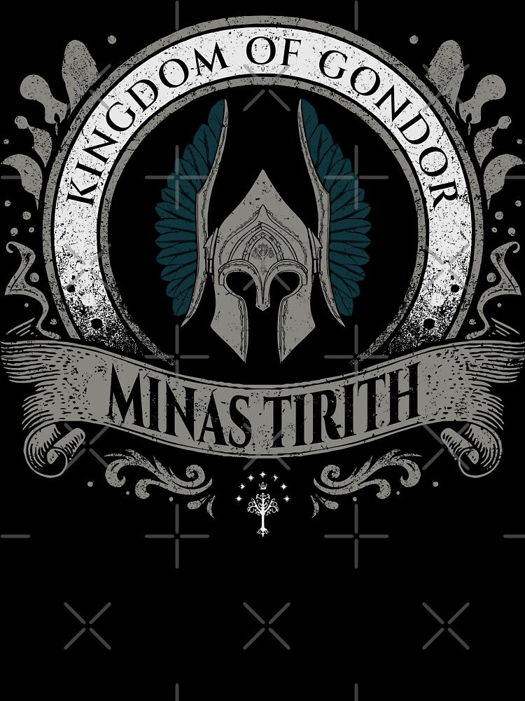MINAS TIRITH - GRUNGE EMBLEM by EscanV