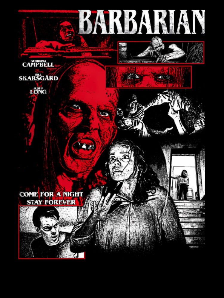 Barbarian Movie Horror by Katie  makes Art
