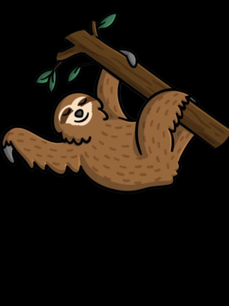 Funny Drawing Sloth by TeeHaven-Art