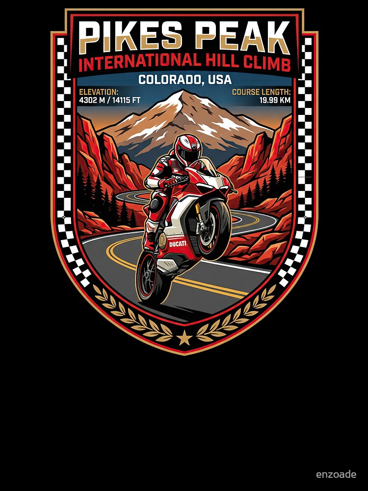 Legendary Hill Climb Pikes Peak Motorsport Design by enzoade