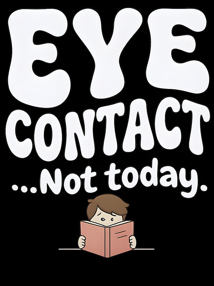 Funny No Eye Contact Introvert by ucedamarcelo