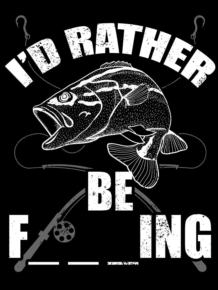 Id Rather Be Fishing T-Shirt by AllStarMerch