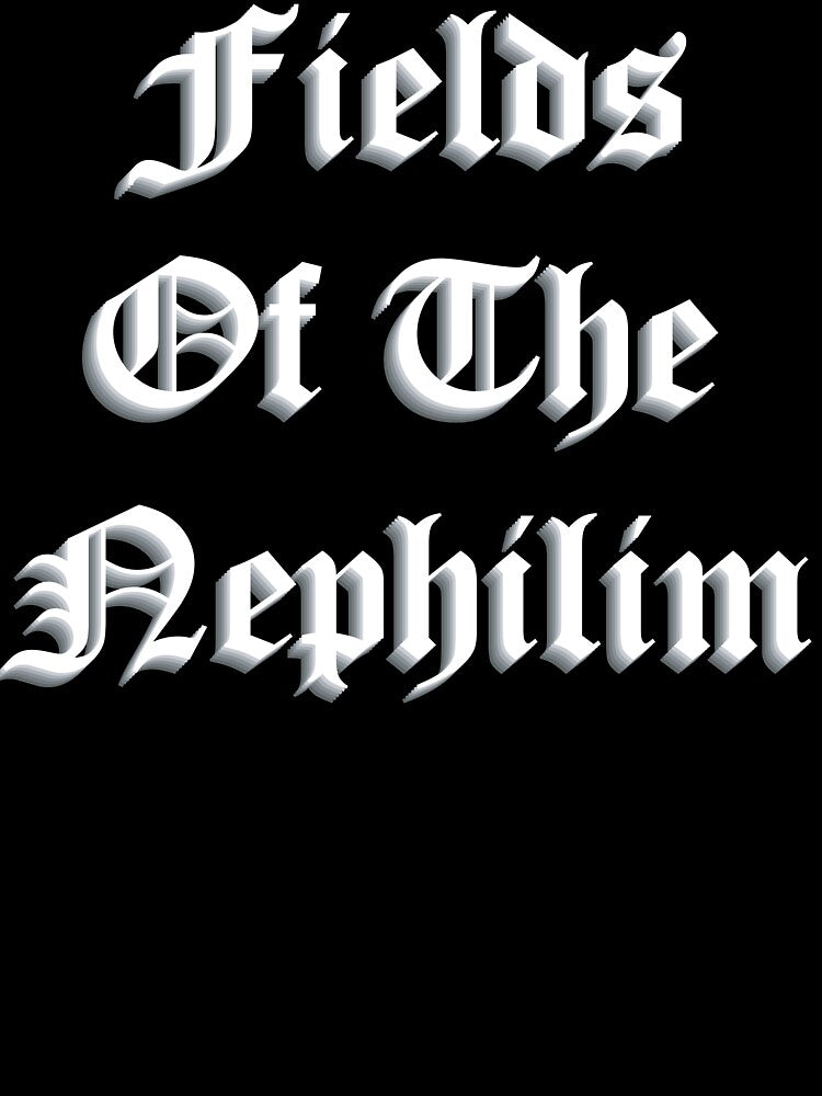 Fields of the Nephilim – Gothic Rock Tribute Typography by simpledarkwavewisdom