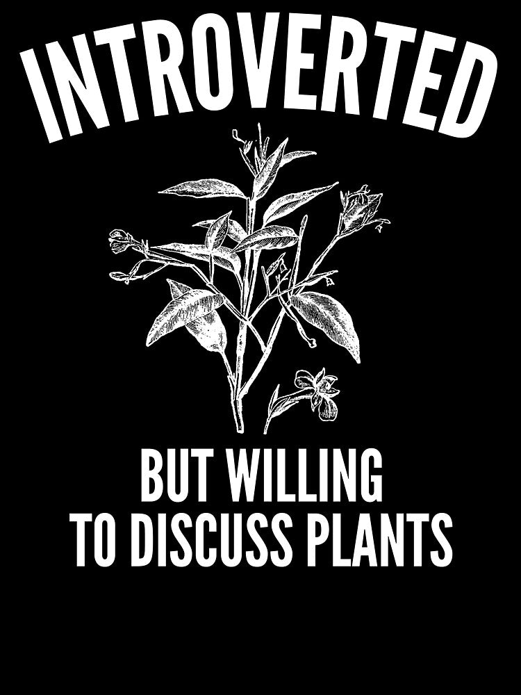 Introverted but willing to discuss plants by Mung Phan