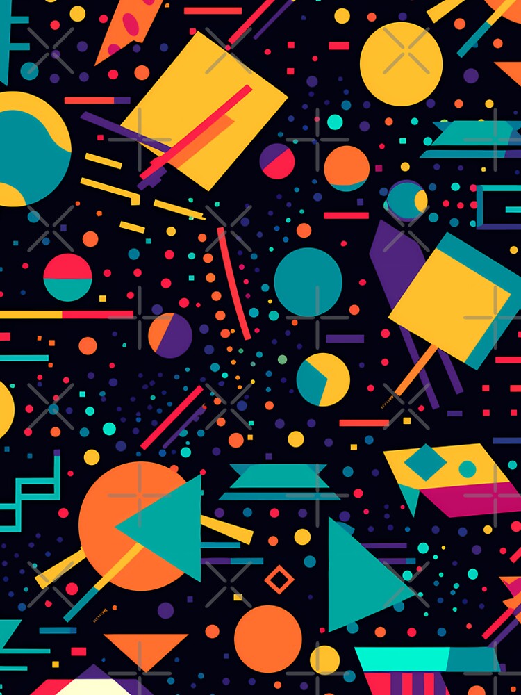 80s abstract geometrical seamless pattern by Acim0