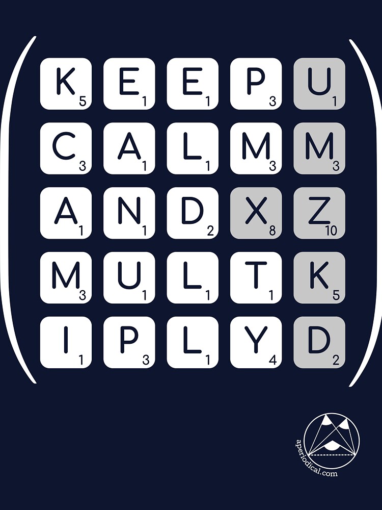 Keep Calm And Multiply matrix by Christian Lawson-Perfect