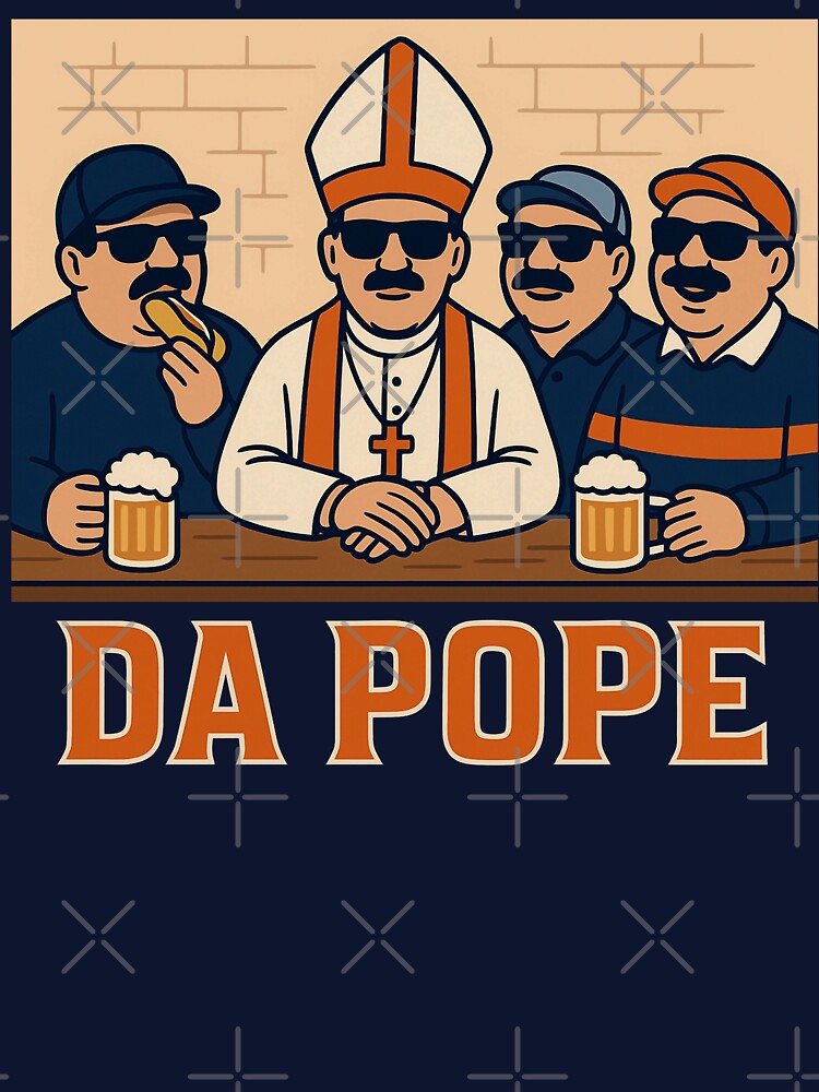 Da Pope - Funny Chicago Fans by fusedtees