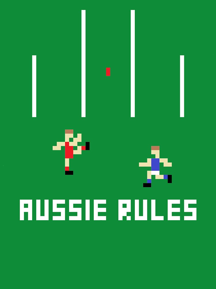 Aussie Rules Pixel by scribbledeath