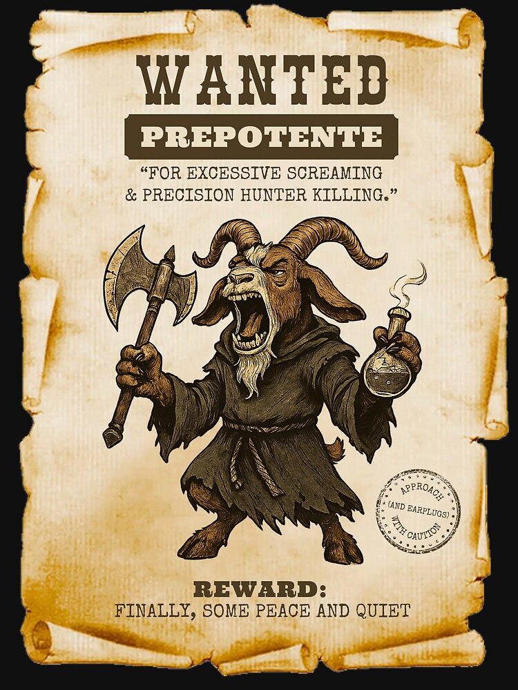 Wanted Prepotente by AgentCherry42
