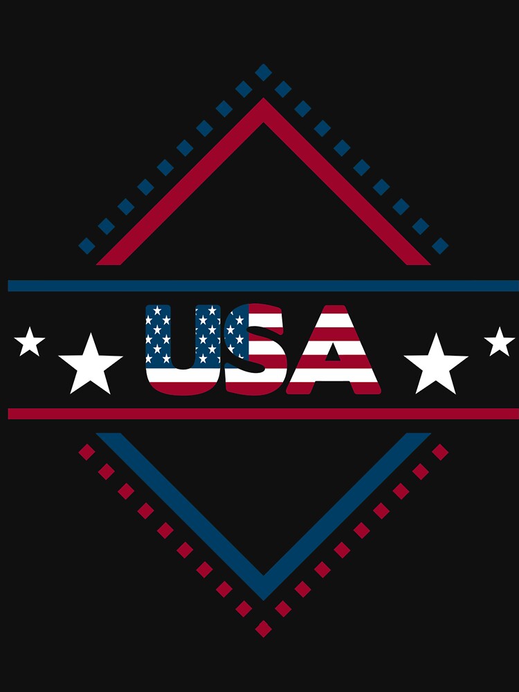 USA T-Shirt for Men and Women by AllStarMerch