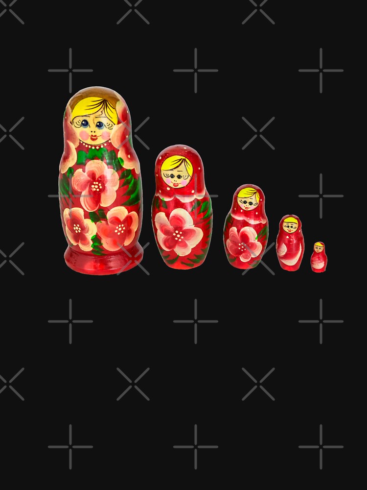 Russian Matryoshka Dolls by Zina Stromberg