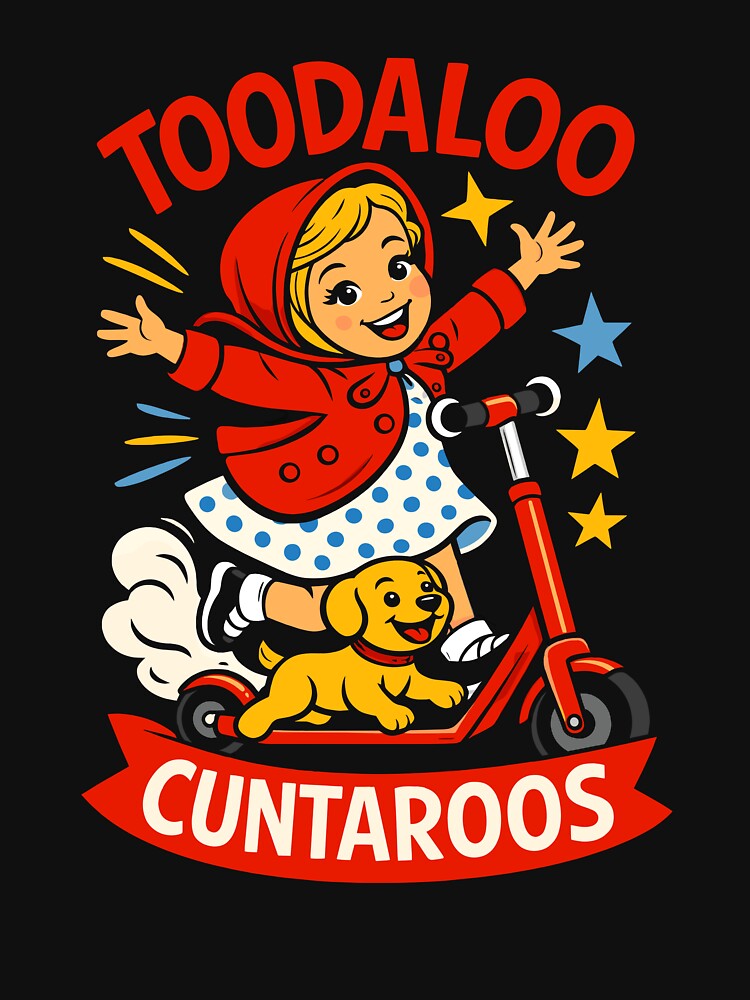 Toodaloo Cuntaroos Sarcastic Funny Retro Goodbye Humor by VibeWear2026