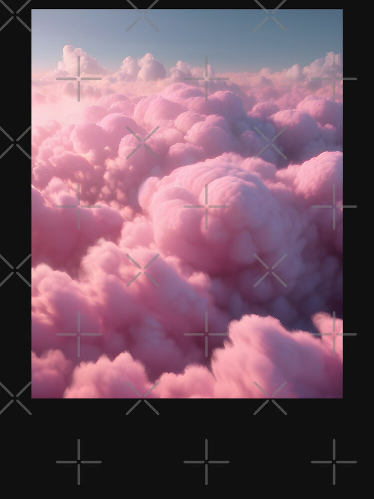 Cotton Candy Pink Fairy Floss Aesthetic Clouds by wtfbba
