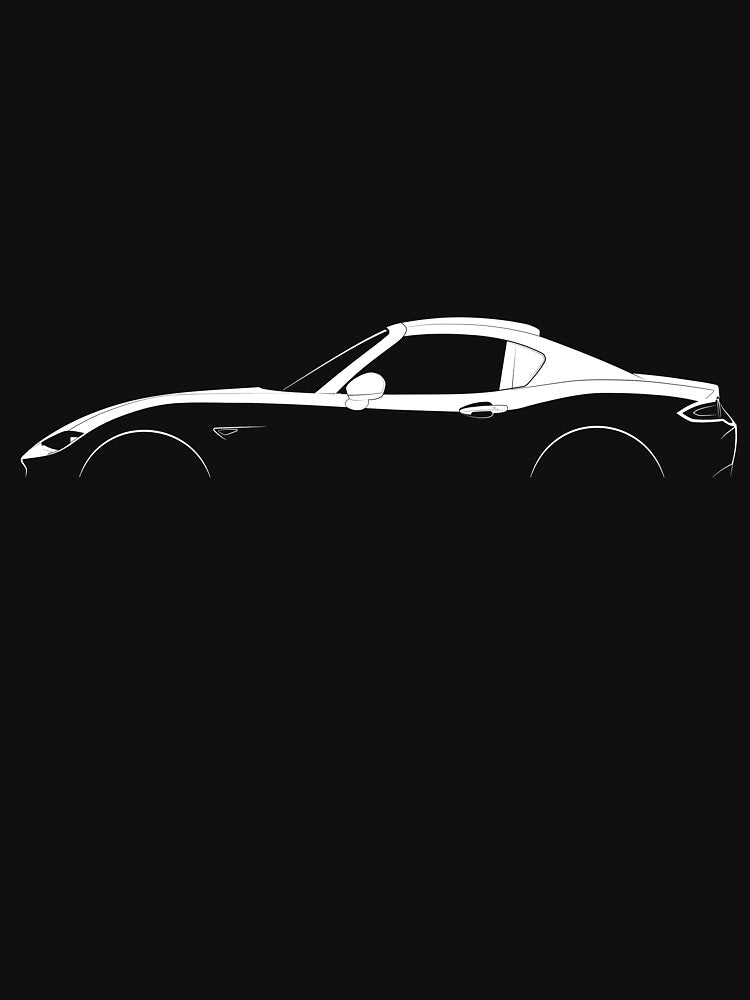 MX-5 Miata RF ND (White) by Car Silhouettes
