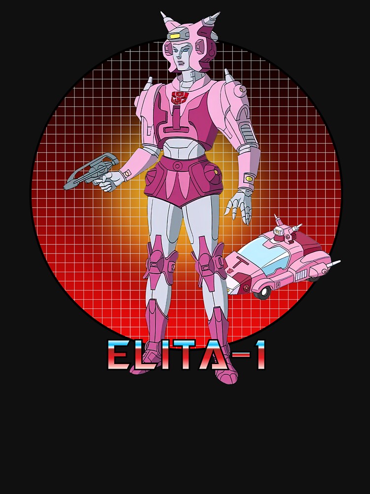 Elita One G1 Cartoon Retro Artwork by Retr0Tshirts