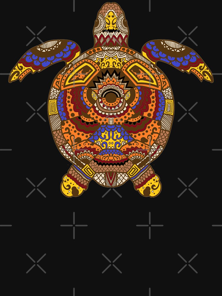 Australian aboriginal art amazing turtle by CrazyHowCool