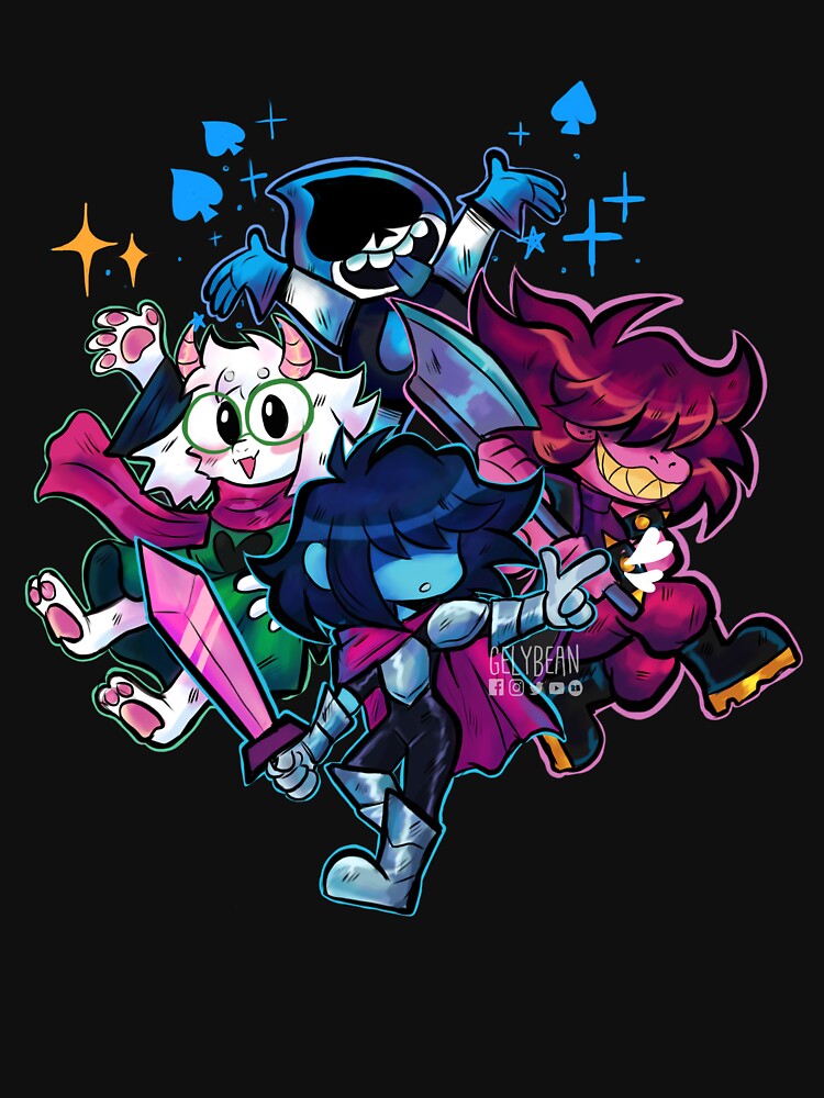 Deltarune gang by GelyBean