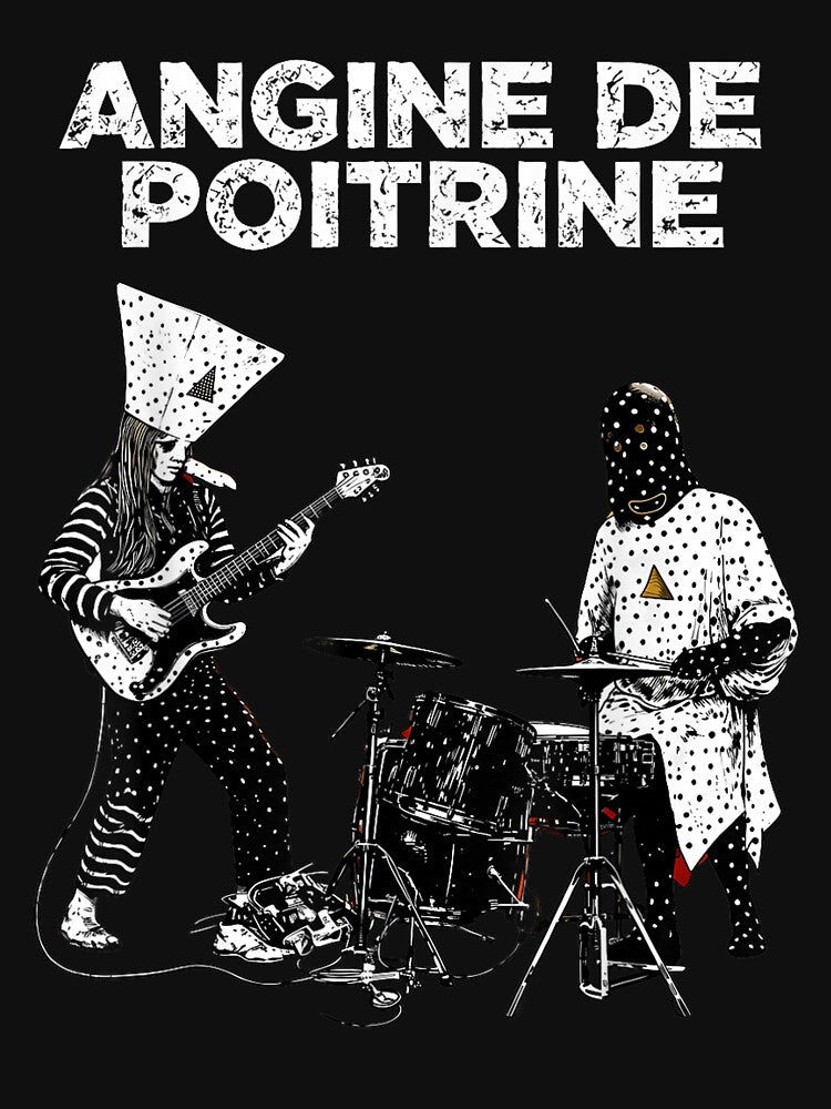 Angine de Poitrine Band Vintage Music by DVMavix