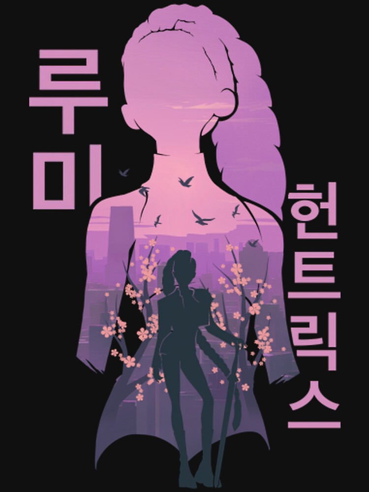 Huntrix Rumi Silhouette Shirt, K-Pop Demon Hunter Girl Anime Tee by Rhastasnixon