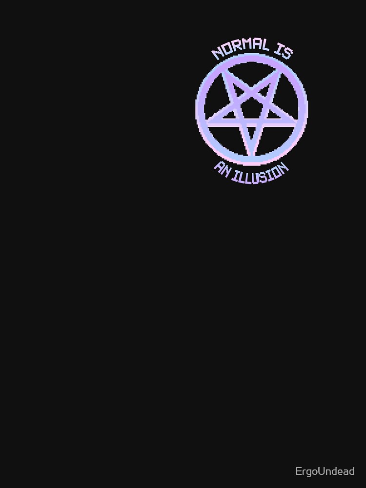 Normal Is an Illusion Pastel Pixelgram by ErgoUndead