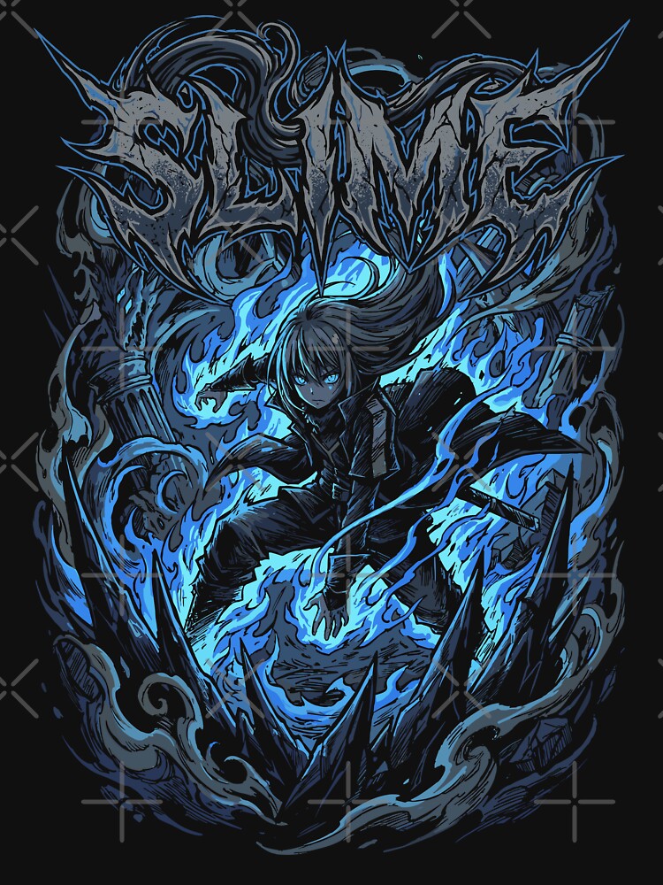 Great Slime Blue Dark Art Anime by Tokyo Retro
