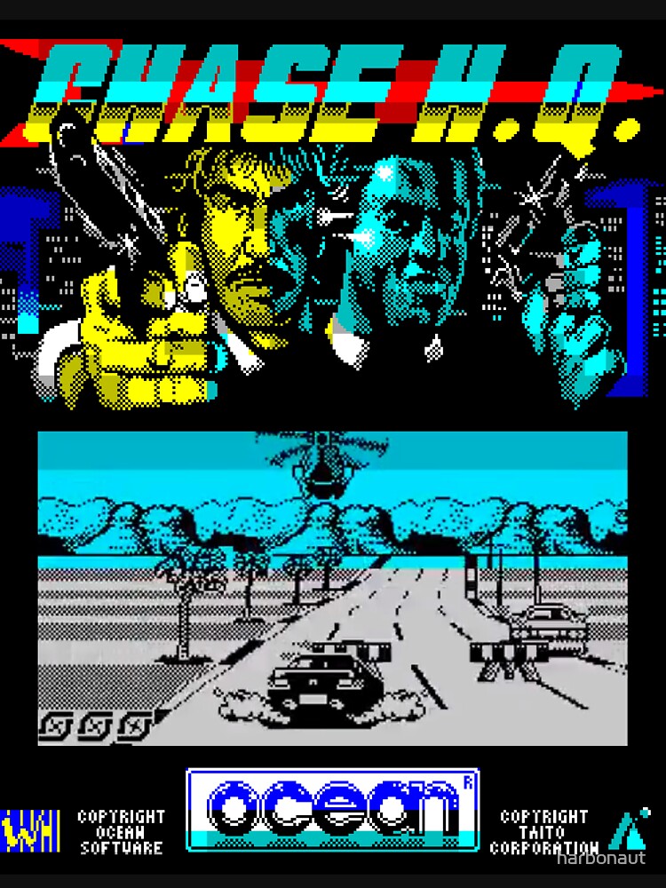 Ocean Software's Chase HQ TShirt ZX Spectrum by harbonaut