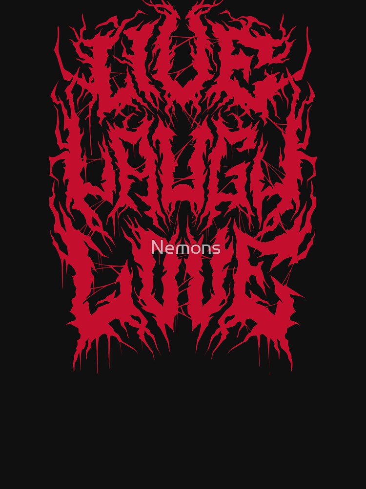 Live Laugh Love - Grunge Aesthetic - 90s Black Metal by Nemons