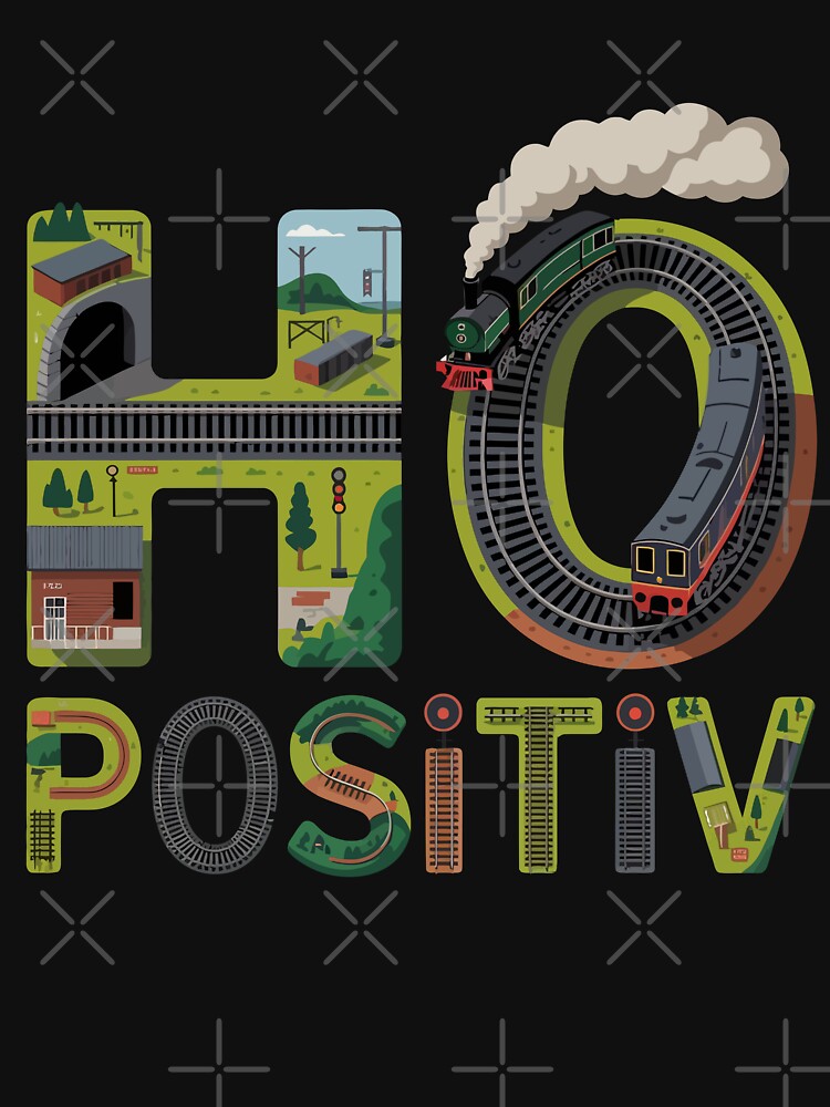H0 Positive - 1:87 Funny Model Railway Train Driver Saying by Mkx8
