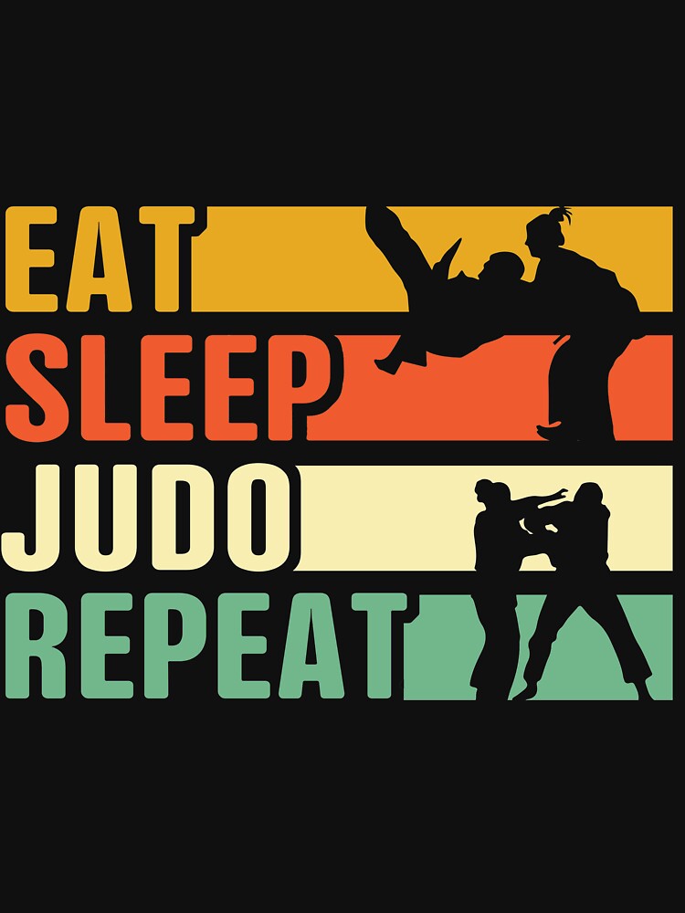 Eat Sleep Judo Repeat by thanhmaidesign