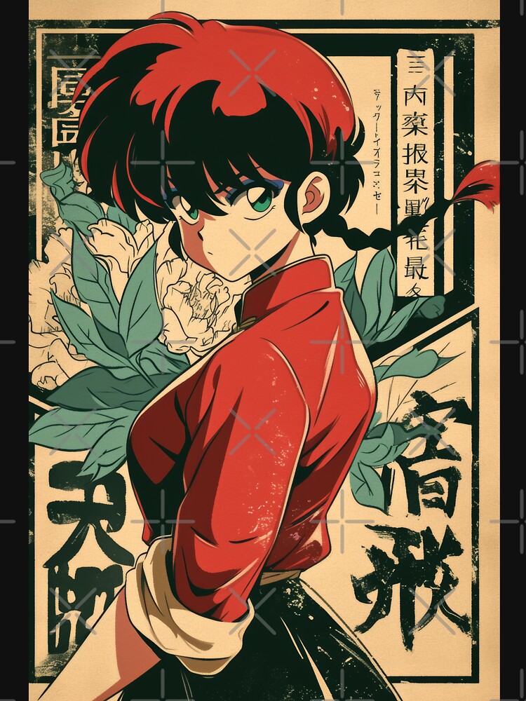 Ranma Vintage Poster by AnimeArsenalPrints