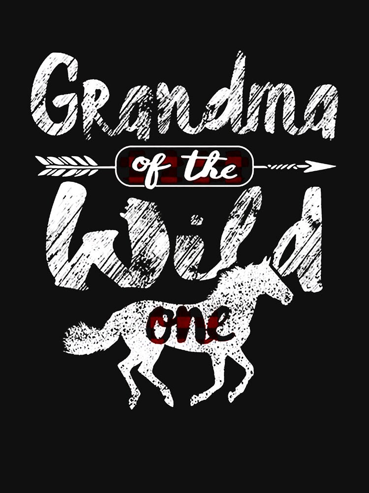 Grandma of The Wild One Shirt 1St Gift T Shirt for Men Women Girls Unisex Funny Cool Tee Short Sleeve by CharlesFurlow