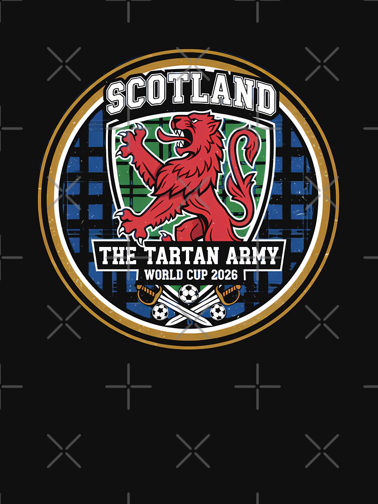 Scotland World Cup 2026 - Tartan Army Football Fan, USA Mexico Canada T-Shirt_84153647 by Alexia Faye
