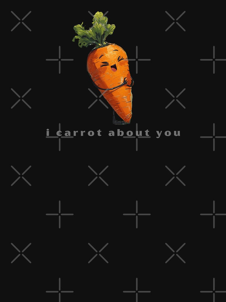 I Carrot About You - Cute Pun | TeeHee Puns Funny Design by TeeHee Puns