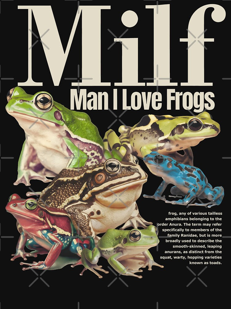Funny frog meme - man I love frogs by Darkifun