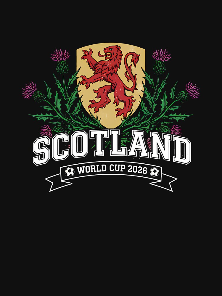 Scotland World Cup 2026 - Tartan Army Football Fan, USA Mexico Canada, Sports Souvenir T-Shirt_84153702 by KTY-NUSS