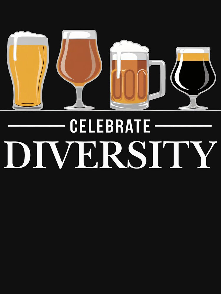 Celebrate Diversity Beer Glasses Design by Sonchai Paladsai