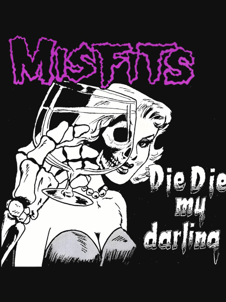 Vintage Rock Misfits Band Albums Punk Tour Logo by HanekampScott