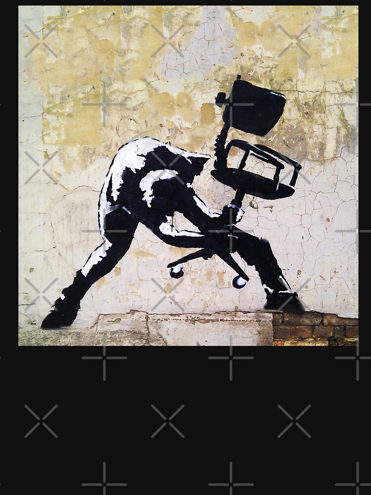 Banksy London Calling - Office Chair by WE-ARE-BANKSY