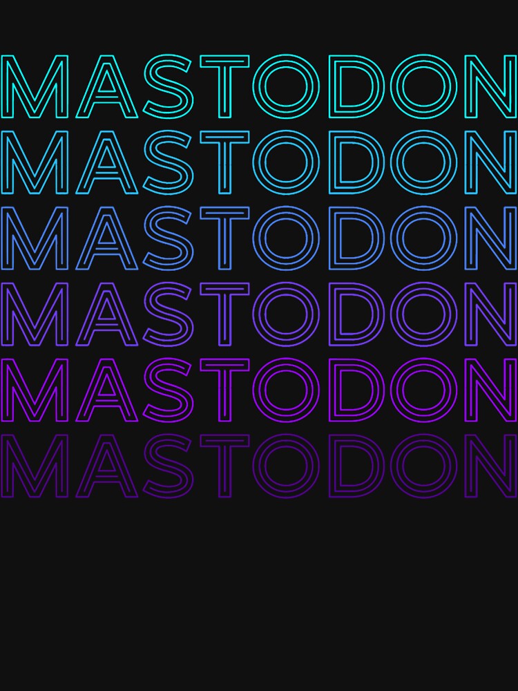 Mastodon Retro by mervyncis