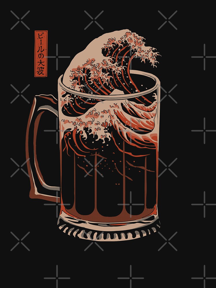 The Great Wave of Beer by Elan Harris