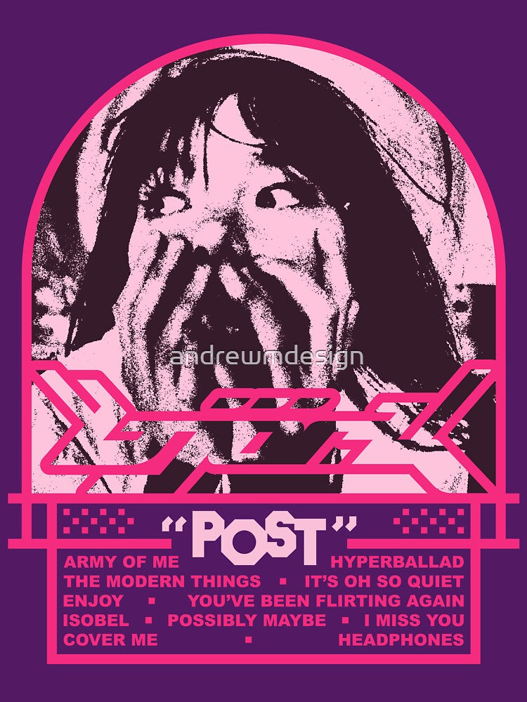 Bjork "Post" Poster by andrewmdesign